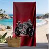 Mv Agusta Bedrucktes Schnelltrocknendes Strandtuch Super Saugfähiges Weiches Leichtes Badetuch für Pool Sommerreisen