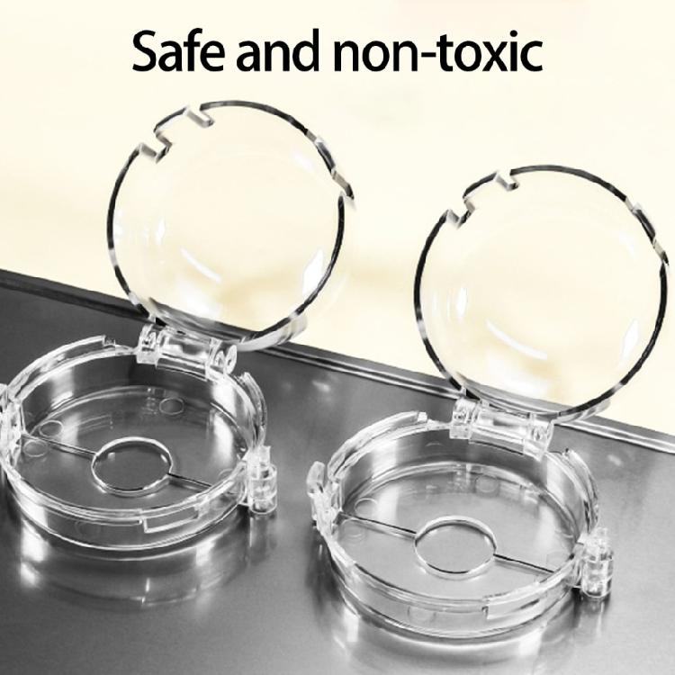 6 Stück Herdknopfabdeckung Kindersicherheits-Gasschutz Ofenschutz Hitzebeständig Kindersichere Ofenknopfabdeckung