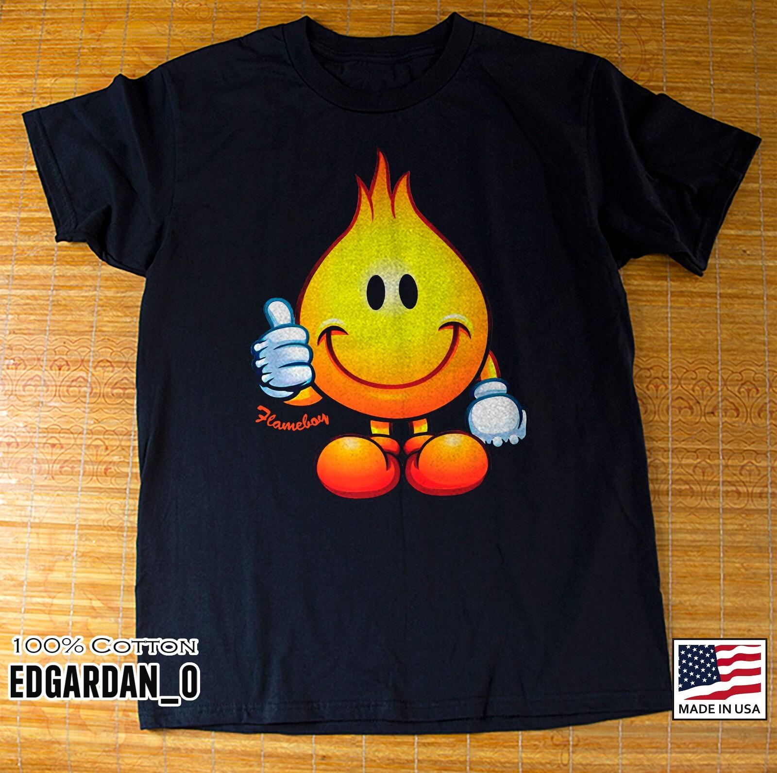 World Industries Skateboard Flame Boy Cotton Black T-shirt S-5XL XXXL