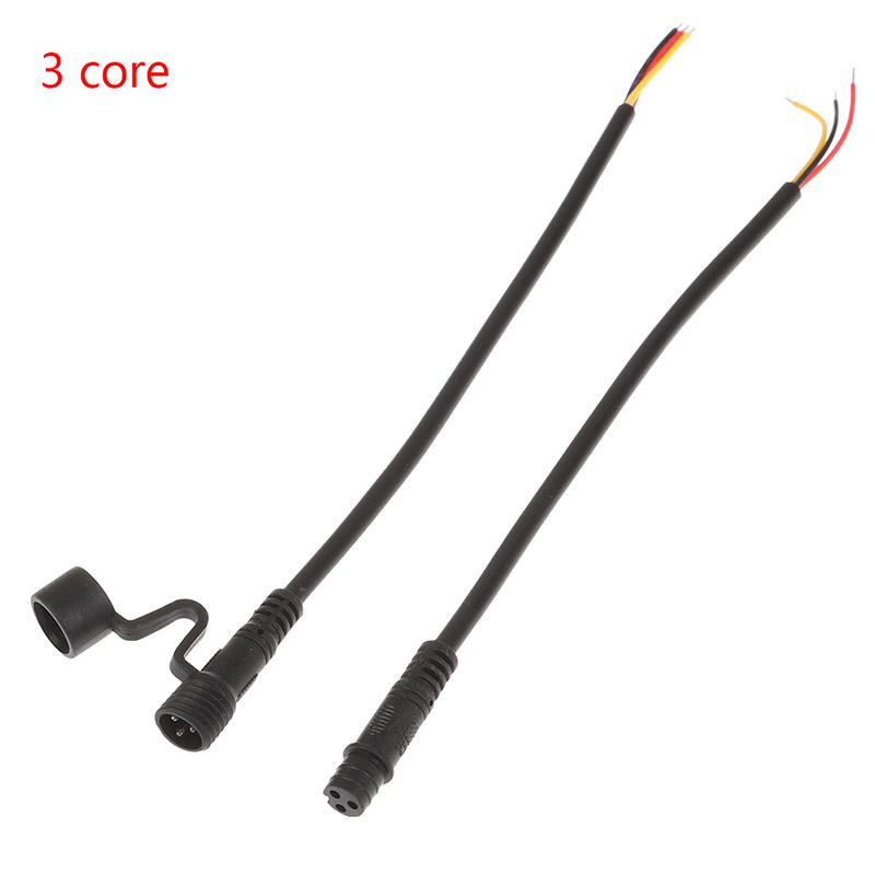 2/3/4/5/6/7/8 Pin Industrial Male And Female Socket Plug Circular Power Connector Waterproof Plug Outlet With Dust Cover Black