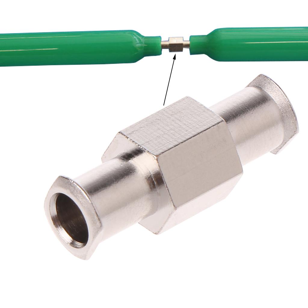 4mm Aperture Luer Lock Adapter Coupler Female to Female Fittings Connector