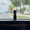 Car Dashboard Ornament Figure Sculpture Waterproof Easy To Clean Dollhouse Statue Office Desk Decoration