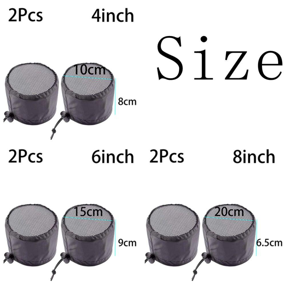 2Pcs Insect Proof Grow Tents Vent Cover Elastic Band Ventilation Covers Duct Filter Cover  Lawn