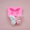Flower Butterfly 3D Flying Butterfly Silicone Mold Cake Decoration Mold Flip Sugar Gypsum Dropping Glue DIY Decoration Mold