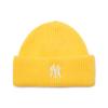MLB Cotton Beanies Unisex Yellow Fashion 3ABNM0116-50YEL