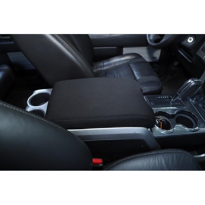 Center Console Armrest Box Pad Soft Cover Mat For 2009-14 Ford F150 F-150 Black