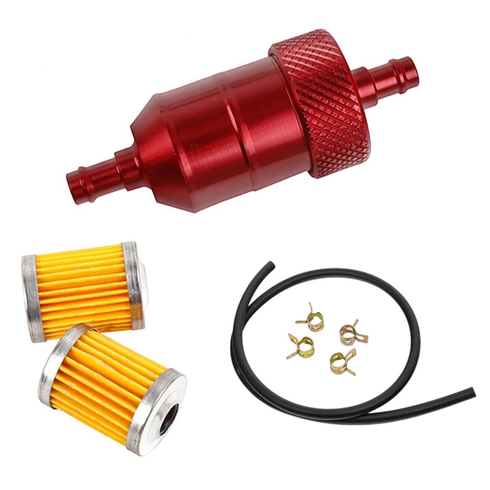 Cleanable Fuel Filter Element Accessory Easy Installation Filter CNC Aluminum Filter Aluminum Alloy Construction