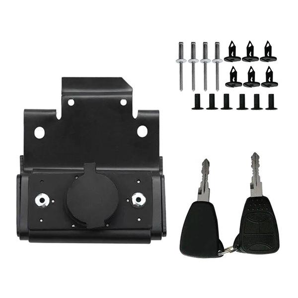 Jeep Wrangler JK Hood Lock Set (07-16) with 2 Keys