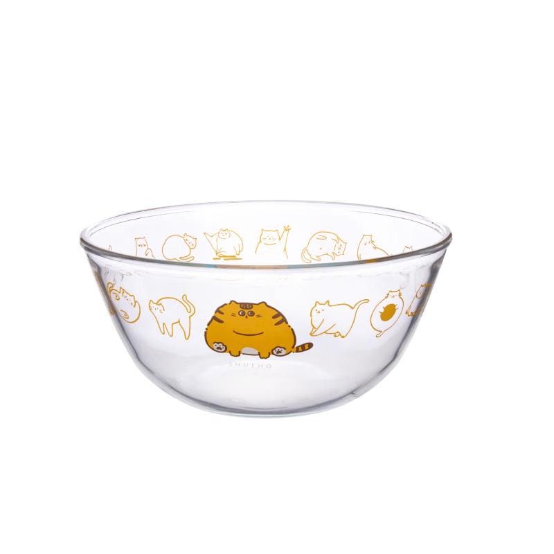 Shukeh Food-Grade Borosilicate Glass Mixing Bowl with Lid