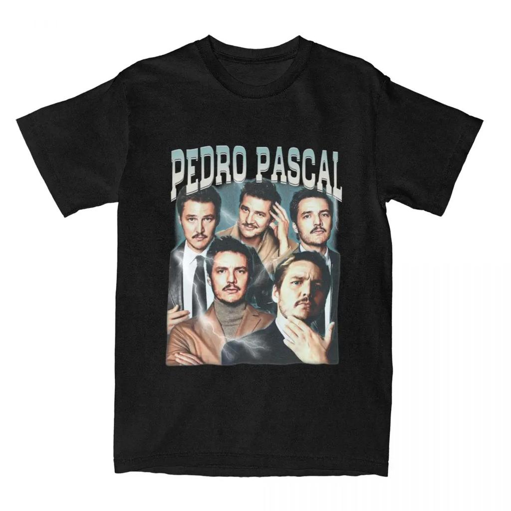 Bootleg Pedro Pascal T Shirt Vintage T Shirt Unis Streetwear Short Sleeve Pedro Pascal Plus Size T Shirt Unisex