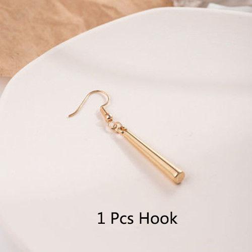 3Pcs/Set Cosplay Anime Roronoa Zoro Drop Earrings Unisex Long Pendant Fake Earring Ear Clip for Costume Prop Jewelry Accessories