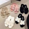 Women's Slippers 2026 Winter New Fur Fluffy Slipper Comfort House Slippers Soft Bottom Casual Flat Slippers Winter Women Slides