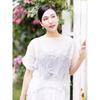 Specchio Sheer Pleated Tee  461 134 