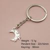 Star Moon Keychain Pendant