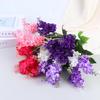 Artificial Hyacinth Lavender Bouquet Fake Flowers For Home El Garden Wedding Decoration Plastic Floral Arrangement