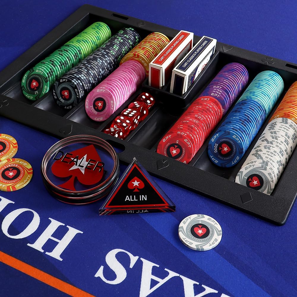 EPT Poker Chips Set of 25 ($1000) [Parallel Imported]