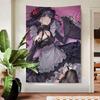 Buntes Anzieh-Darling Anime-Wandteppich, Günstige Hippie-Wanddekoration Mit Bohemian-Mandala Für Wohnzimmer Schlafzimmer