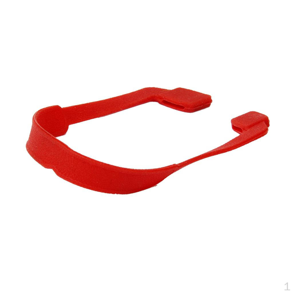 

Детские мягкие силиконовые очки с эластичным ремешком для очков, солнцезащитные очки, шнурок, держатель - красный