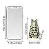 1PC Cute Resin Dotted Cat Vase Polka Dot Cat Shape Vase Cat Vase Tiny Animal Vases Funny