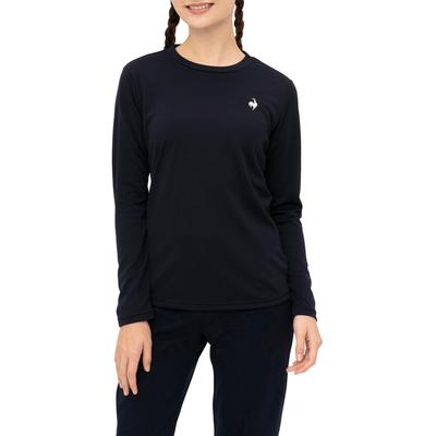 Coq Long Long Ecopet manga larga Sudadera rápida CORTE UV material DESCENTE Uno NV00 [Le Sportif] camiseta, manga, camisa, absorbente, secado, (UPF15),