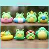 Frog Plush Toy Set With Creative Diy Micro Landscape For Kids And Collectors
