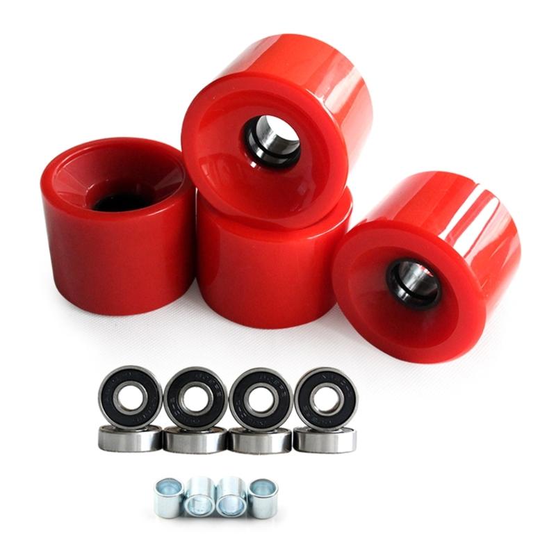4Pcs 78A Longboards Wheels With Bearing Roller Skating Skateboards Wheel