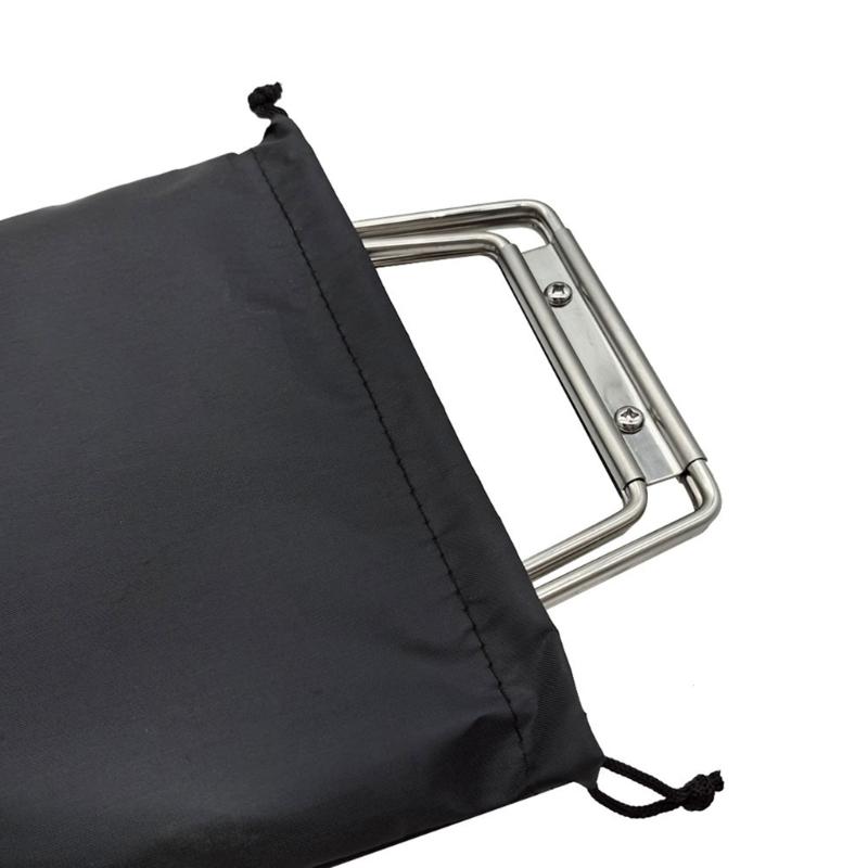 Camping Foldable Metal Stand Portable Metal Luggage Rack Ice Box Holder Coolers Stand for Outdoor Picnics Fishing