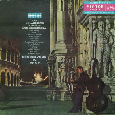LP Record MELACHRONO STRINGS  ORCHESTRA  Rendez Vous In Rome LS5154 VICTOR Japan New Age  Easy Listening Used