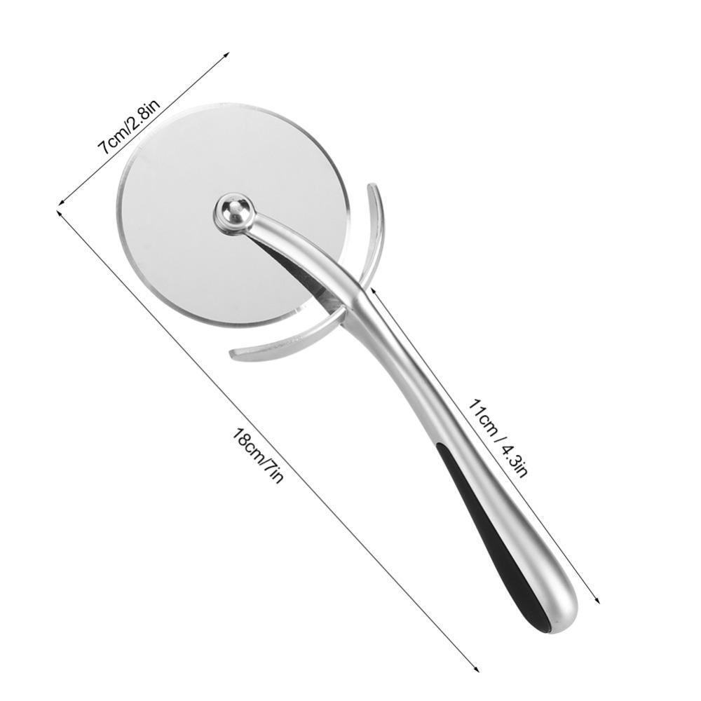 Smooth Rotating Professional Pizza Cutter Precision Edge Pastry Pizza Cutter  Bakery Catering