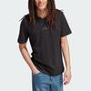 Adidas Elevated Pile Embroidery Casual Sports Short Sleeve T-Shirt Men Tops Black IL5388