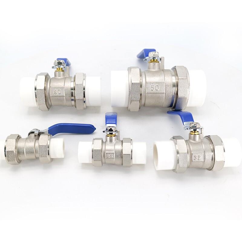 PPR Brass Live Joint Ball Valve