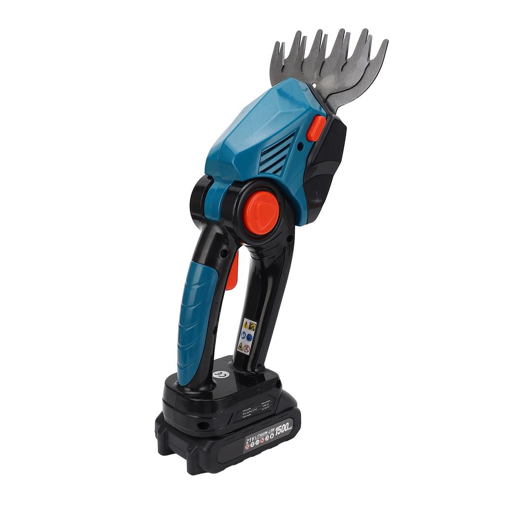 21V Cordless Hedge Trimmer Set 22000rpm Handheld Electric Shrub Trimmer Kit with 1.5Ah Battery EU Plug