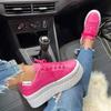 Large Size Platform Casual Single Shoes Women's Spring New Lightweight Outer Wear Fashion Casual Single Shoes Women