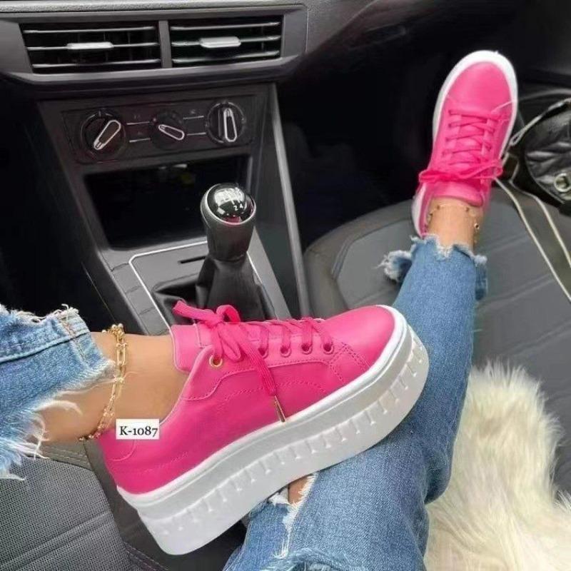 Large Size Platform Casual Single Shoes Women's Spring New Lightweight Outer Wear Fashion Casual Single Shoes Women