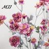 Maintenance Free Floral Decor Artificial Camellia Flowers, Realistic Fake Faux Silk Hotel Lobby Flower Decorations Bendable Stems for Home Vase