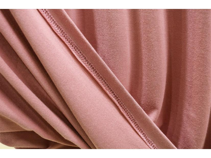 Women's Modal Long Sleeve Swing Dress with Chest Pads - Plus Size Casual for Spring, Summer, Autumn