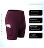 Women's Quick-Dry High-Waisted Yoga Capri Pants with Pockets, Stretchy, Tight-Fit, Ideal for Training and Running