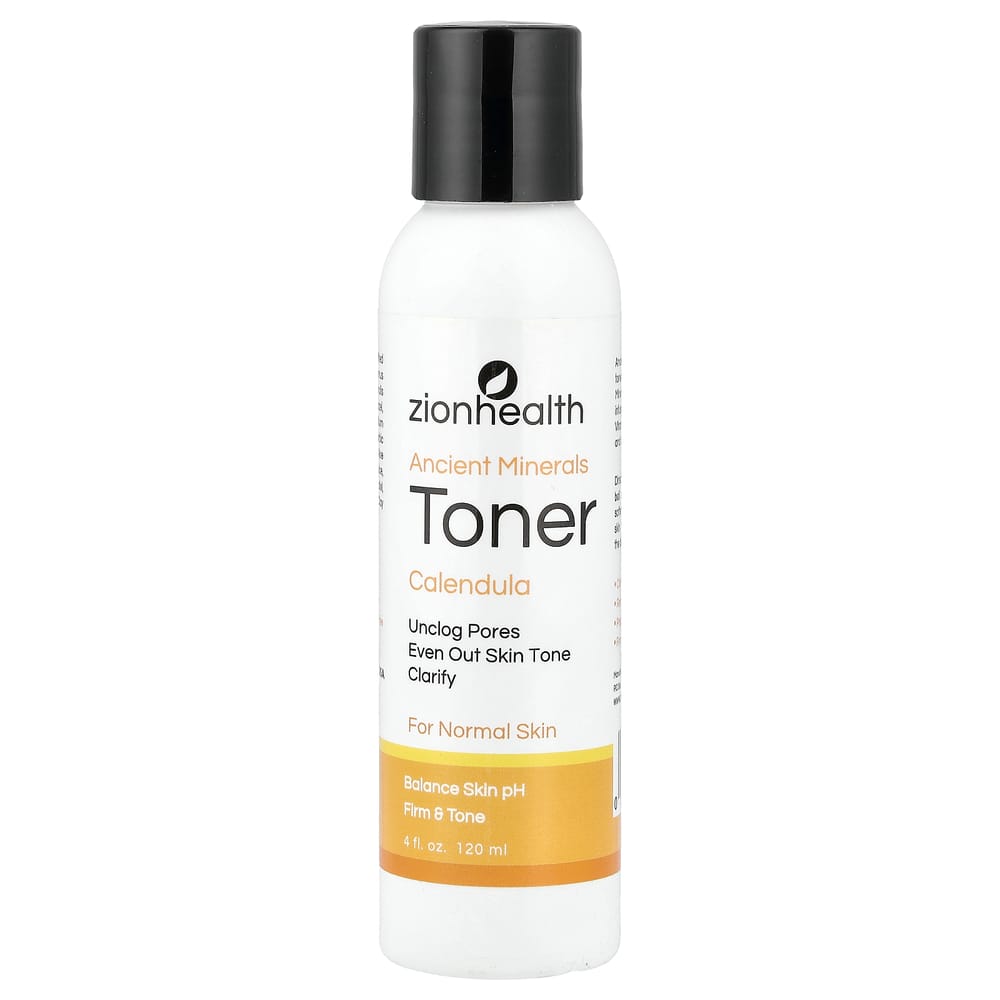 Zion Health Ancient Mineral Toner Calendula 120ml (4 fl oz)