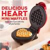 US-Stecker Tragbarer Mini Elektrischer Waffelmaker Antihaftbeschichtete Pfanne Leicht zu Reinigen Kinderfrühstück Toaster Maschine Eierkuchen Sandwich