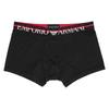 Emporio Armani EXCLUSIVE VALENTINES Valentine Boxer Briefs, Front Closure, Men's, Size S (54047198), Black, Size 98