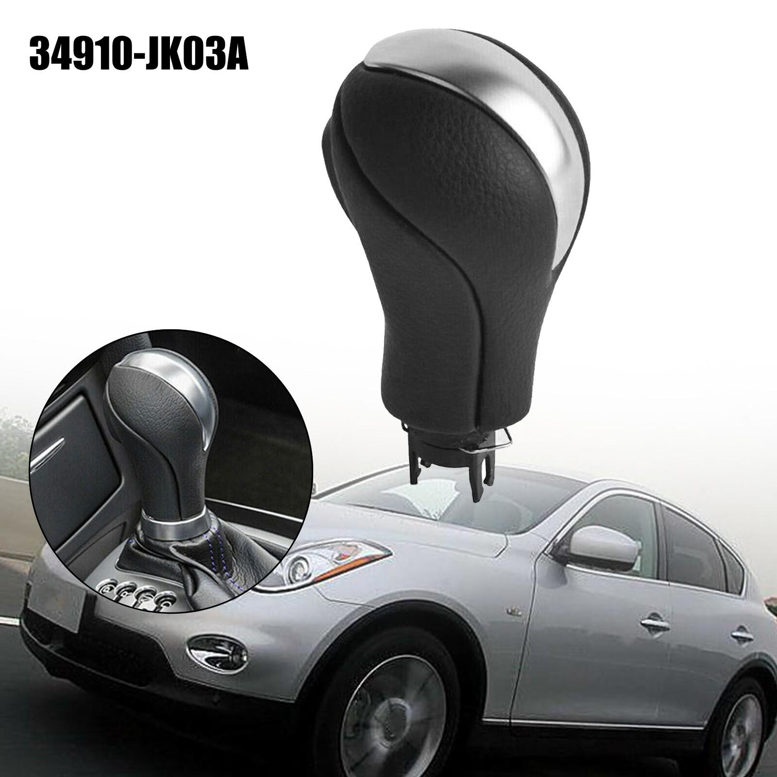 Black Leather Gear Shift Knob For Infiniti G37 G25