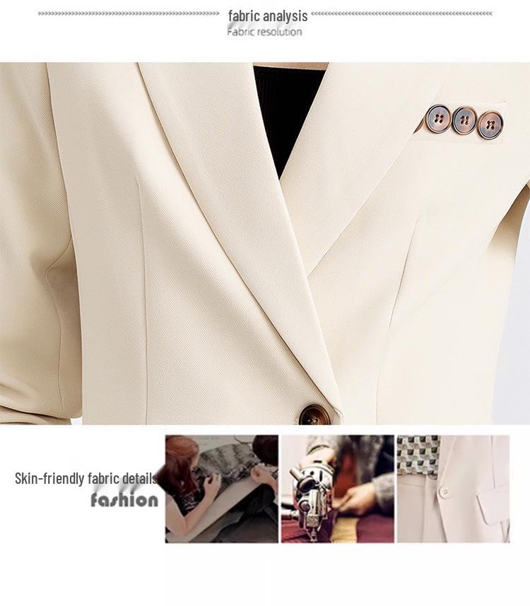 Women's 2025 Professional Suit: Spring/Autumn Blazer, Vest, and Pants Set
