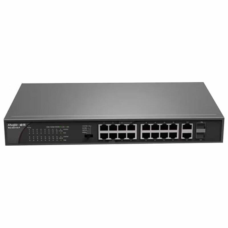 

Ruijie RG-ES118-P 16-Port 100Mbps PoE Switch