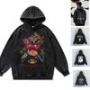 Anime Oversized Vintage Hooded Men Hoodies Pullover Sweatshirt Streetwear Y2k Long Sleeve Tops Unisex Harajuku Clothing
