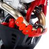 Motorcycle Exhaust Pipe Silicone Heat Shield Protector Anti Scald Guard Cover With Clamp For Dirt Bike Off Road Motorbike Repair