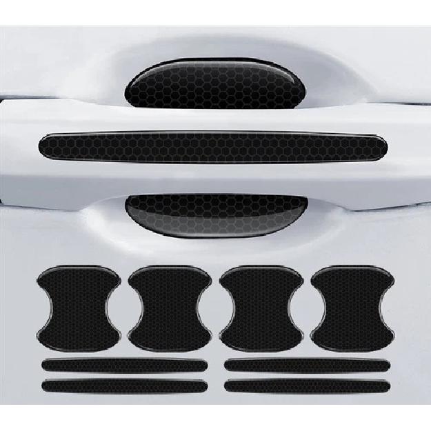 8pcs Car Door Bowl Handle Protect Sticker For Honda Scratch/Collision-Resistant
