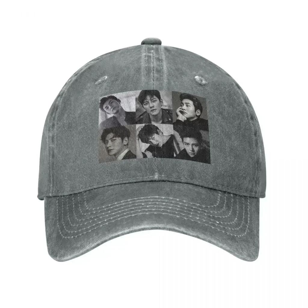 Ji Chang Wook Collage Baseball Cap Rave Golf Hat Cosplay Cap Woman Men'S