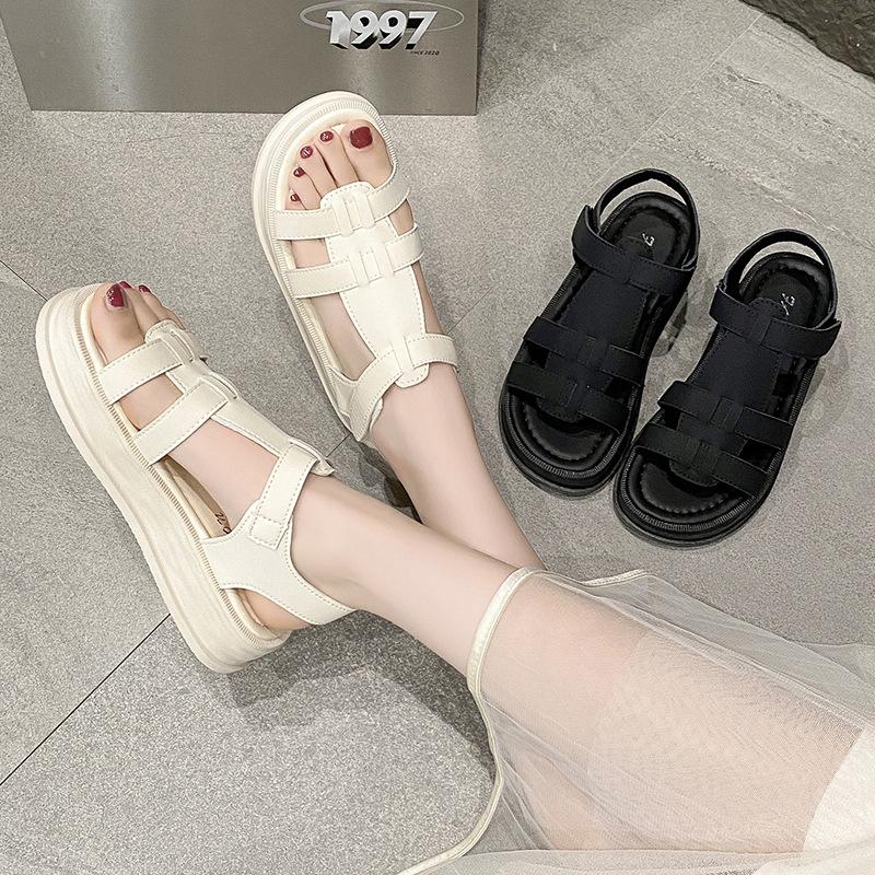 Women's sports sandals new fashion versatile design thick bottom heightening soft wear-resistant durable slippers casual beach shoes