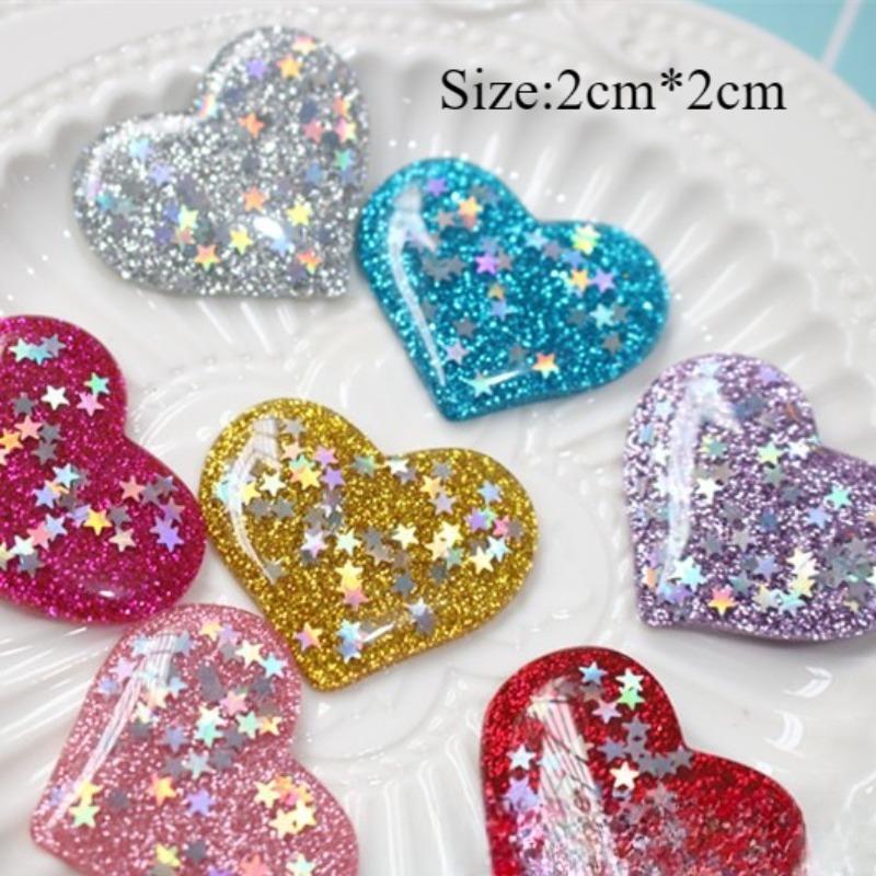 Shinning Heart Fridge Stickers Wedding Decoration Children Gifts Photo Wall Magnetic Stickers Heart Shaped Fridge Magnets