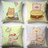 Hot LLulu Piges Cushion Cover Stylish Washable Pillow Cover Ideal for Couch Bedroom Car Decoration